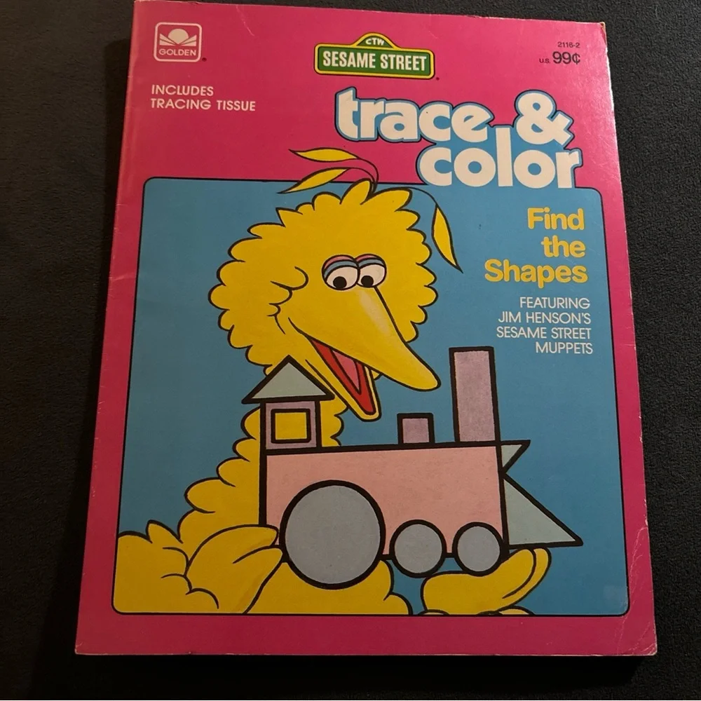 Looney Tunes‎ Sesame Street Vintage Coloring Books Unused 1986 & 1997 Gifts
